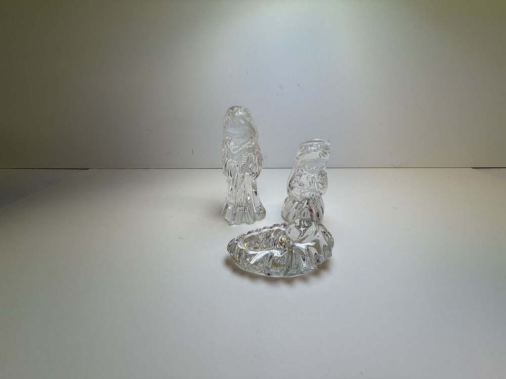 Marquis by Waterford Crystal‎ Nativity Set 3-Piece Figurine Collection